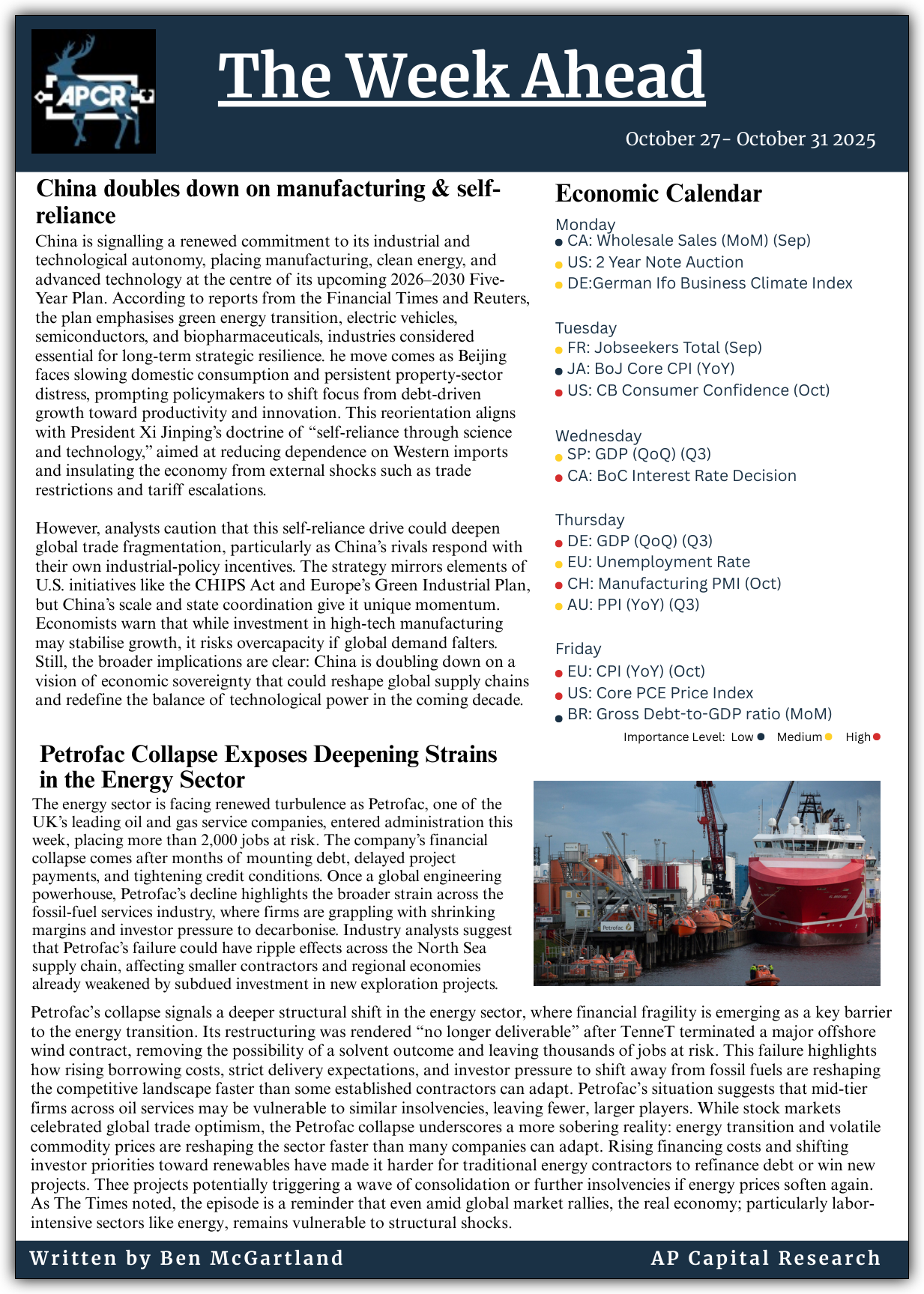 Weekly Market Insights - 27/10/25